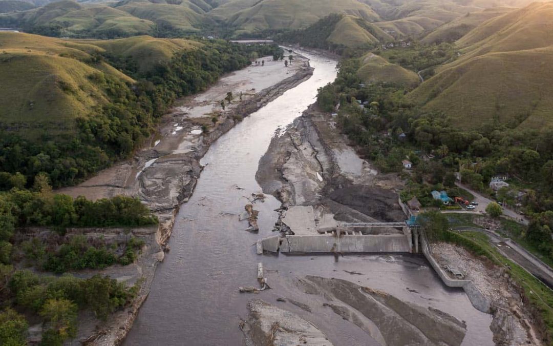 Sumba disaster, the dam no longer exists