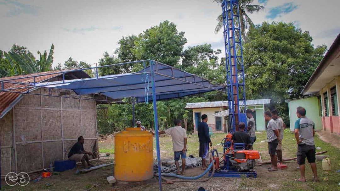 Deep well drilling program by Fair Futures in the outermost areas of Indonesia