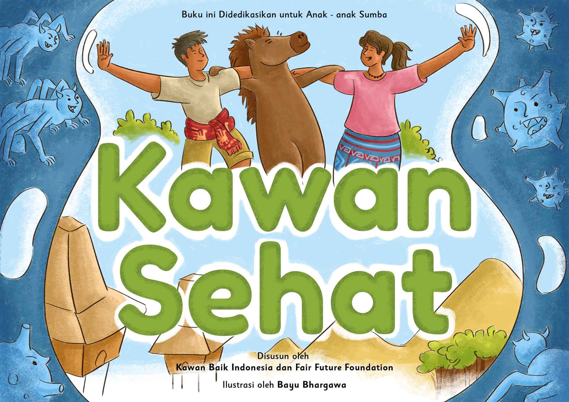 Kawan Sehat, l'ami en bonne santé. The book. Cover preview