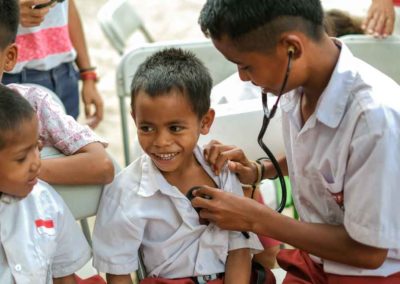 Primary medical care program for kids in rural areas