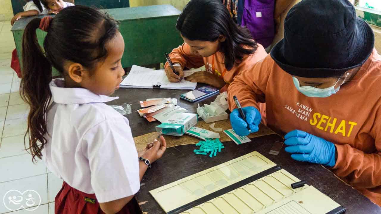 A Drop of Hope: Blood Testing for Malaria in East Sumba by Fair Future.